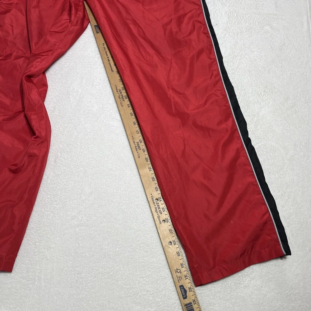Nebraska Cornhuskers Joggers Warm Up Men's XL NCAA Football Zip Legs Red Oak